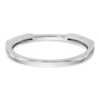 14k White Gold 1/4 carat Diamond Set of 2 Complete Wedding Bands