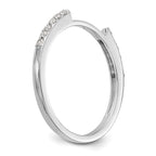 14k White Gold 1/4 carat Diamond Set of 2 Complete Wedding Bands