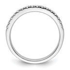 14k White Gold 1/3 carat Diamond Complete Wedding Band