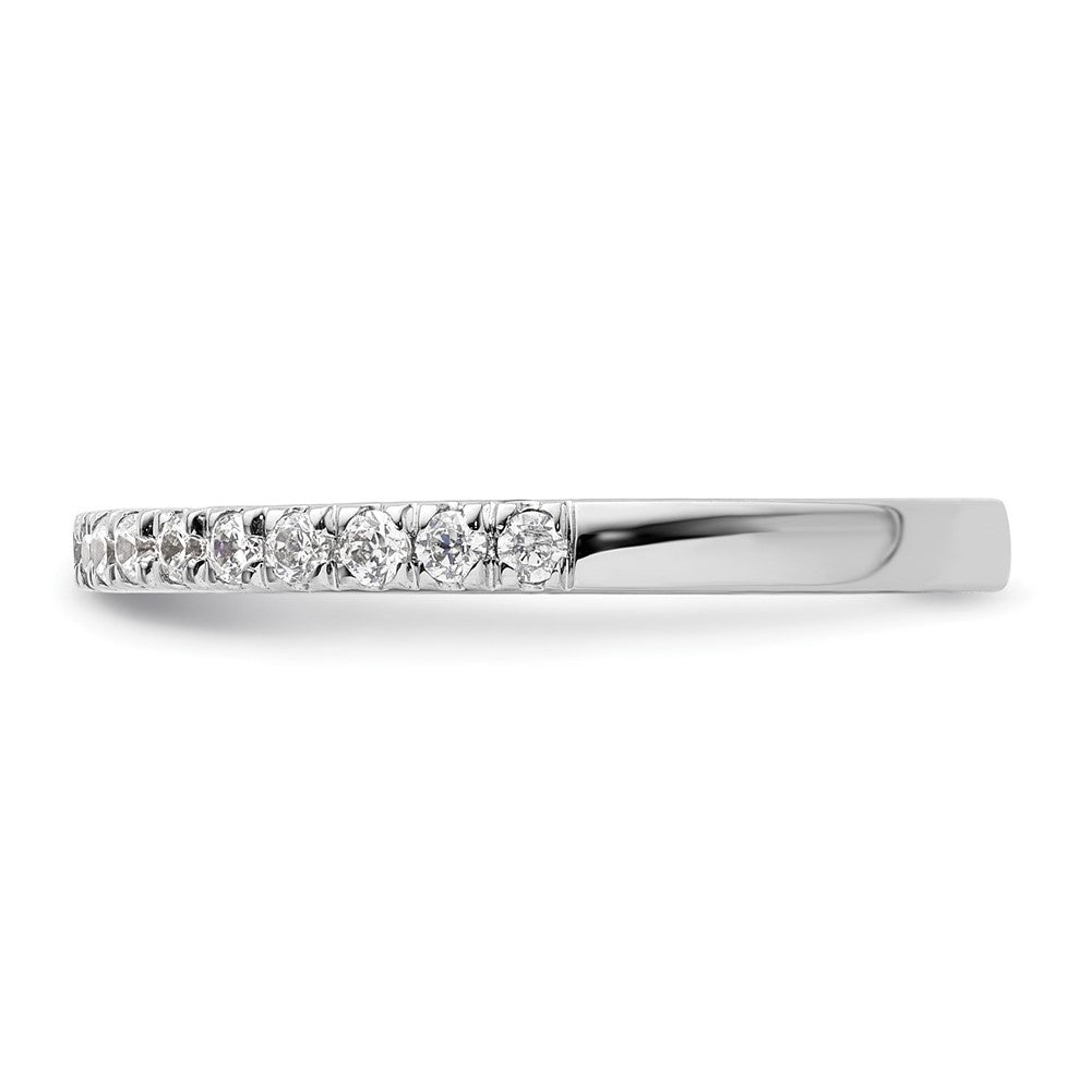 14k White Gold 1/3 carat Diamond Complete Wedding Band