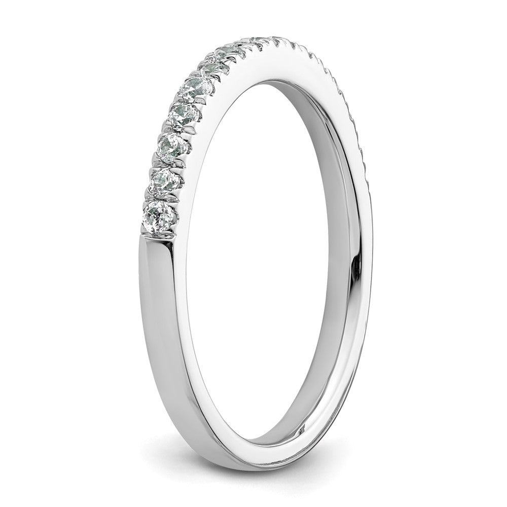 14k White Gold 1/3 carat Diamond Complete Wedding Band