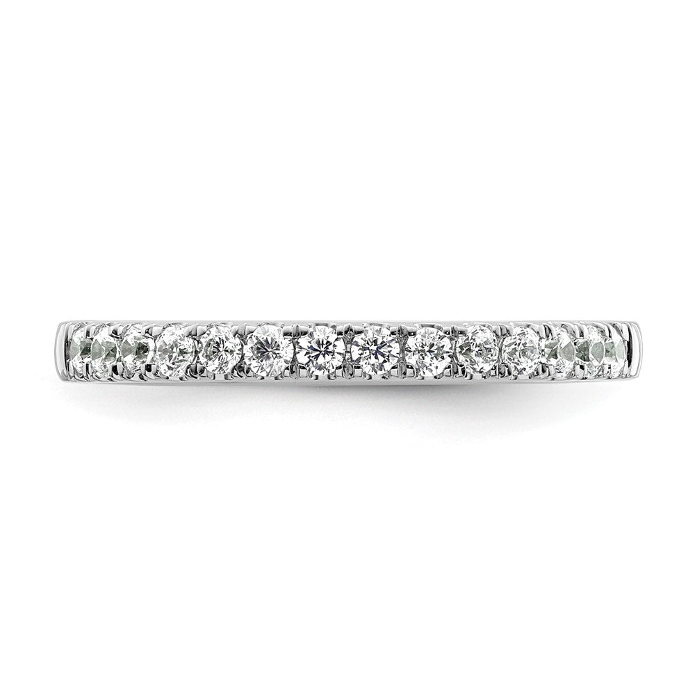 14k White Gold 1/3 carat Diamond Complete Wedding Band