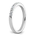 14k White Gold 1/3 carat Diamond Complete Wedding Band