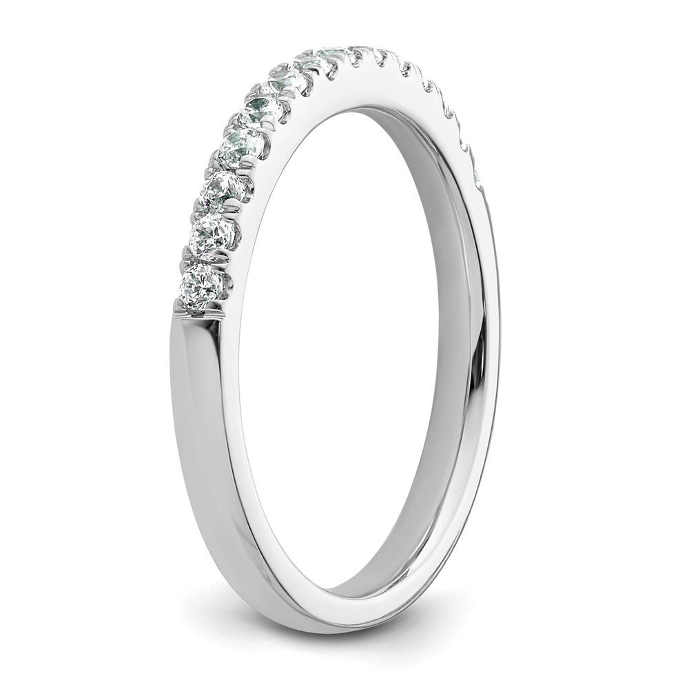 14k White Gold 1/3 carat Diamond Complete Wedding Band