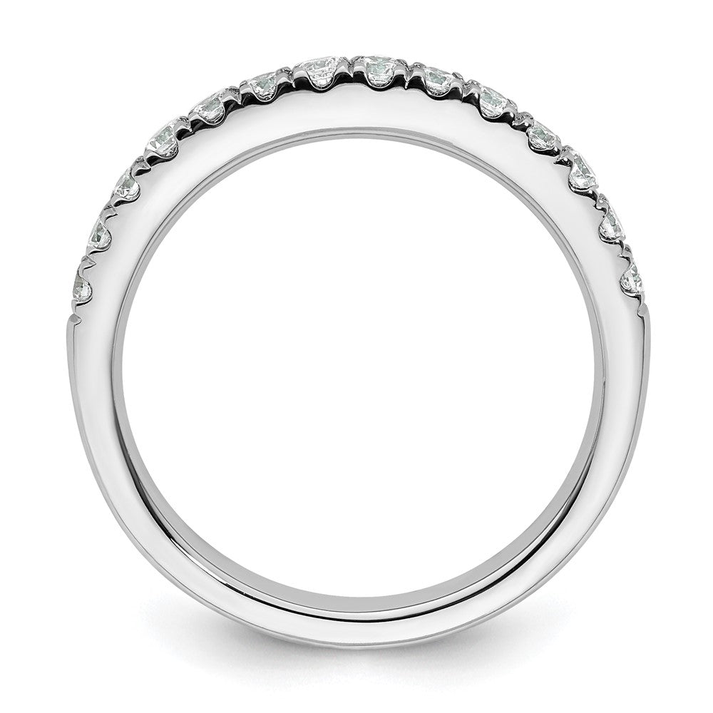 14k White Gold 3/8 carat Diamond Complete Wedding Band