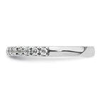 14k White Gold 3/8 carat Diamond Complete Wedding Band