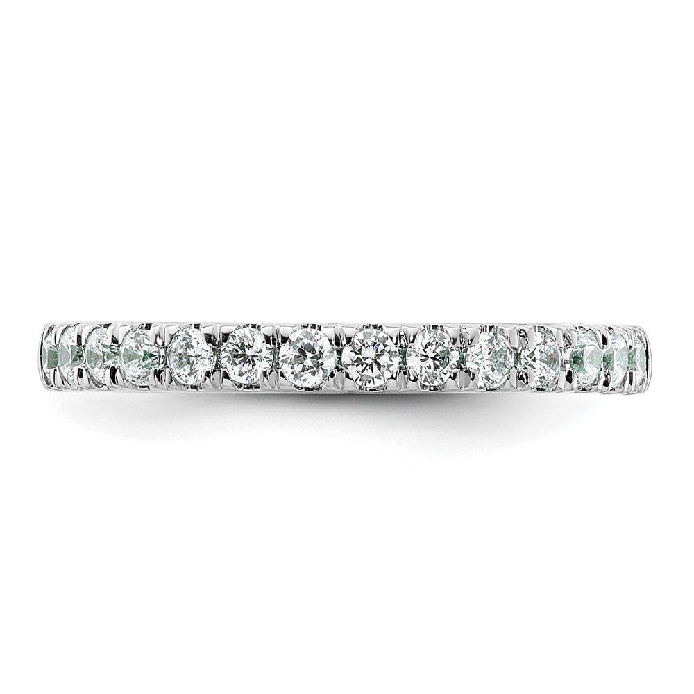 14k White Gold 3/8 carat Diamond Complete Wedding Band