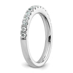 14k White Gold 3/8 carat Diamond Complete Wedding Band