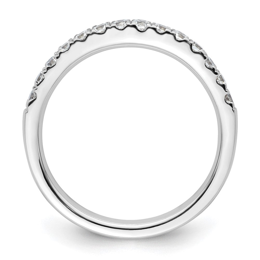 14k White Gold 1/2 carat Diamond Complete Wedding Band
