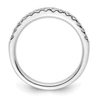 14k White Gold 1/2 carat Diamond Complete Wedding Band