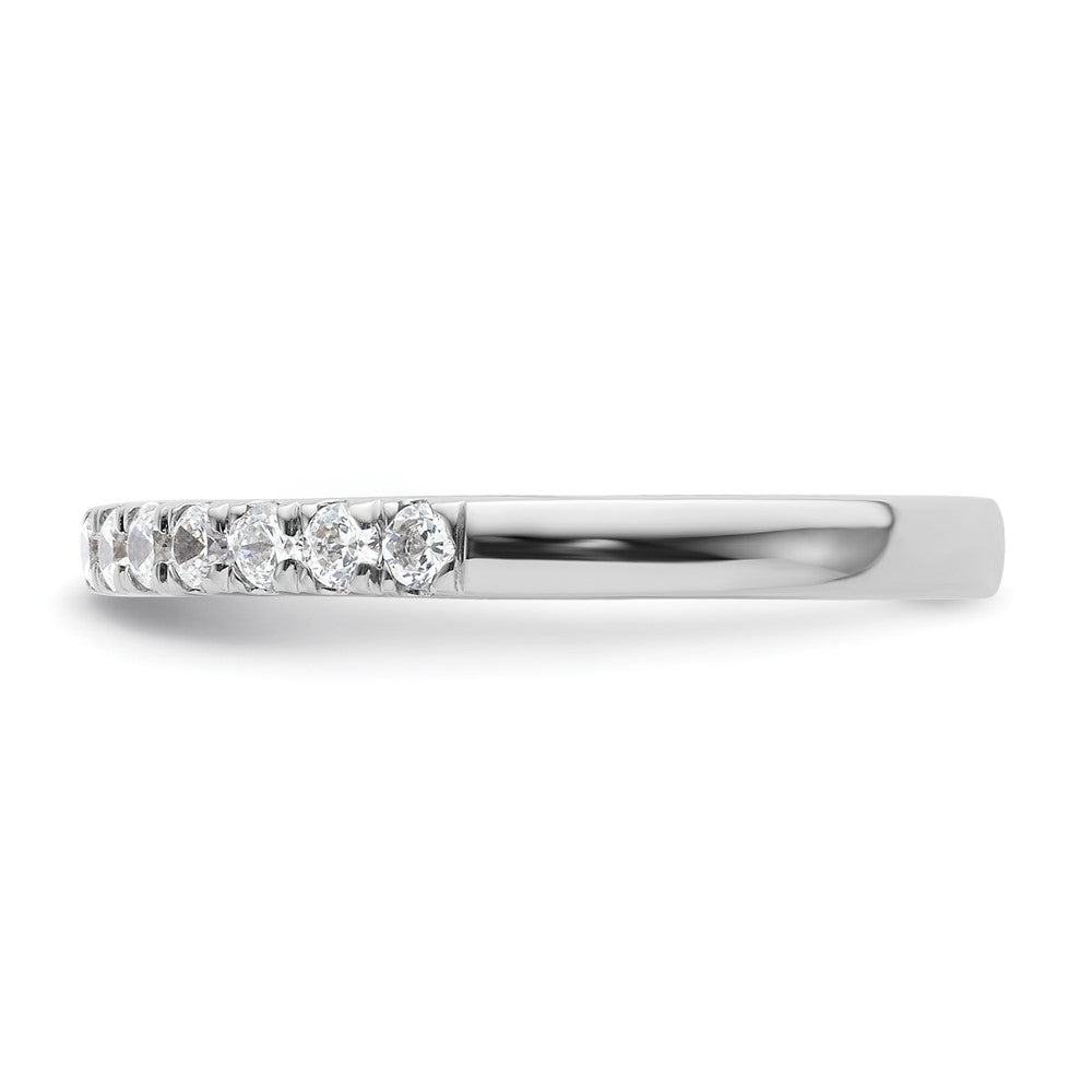 14k White Gold 1/2 carat Diamond Complete Wedding Band