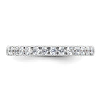 14k White Gold 1/2 carat Diamond Complete Wedding Band