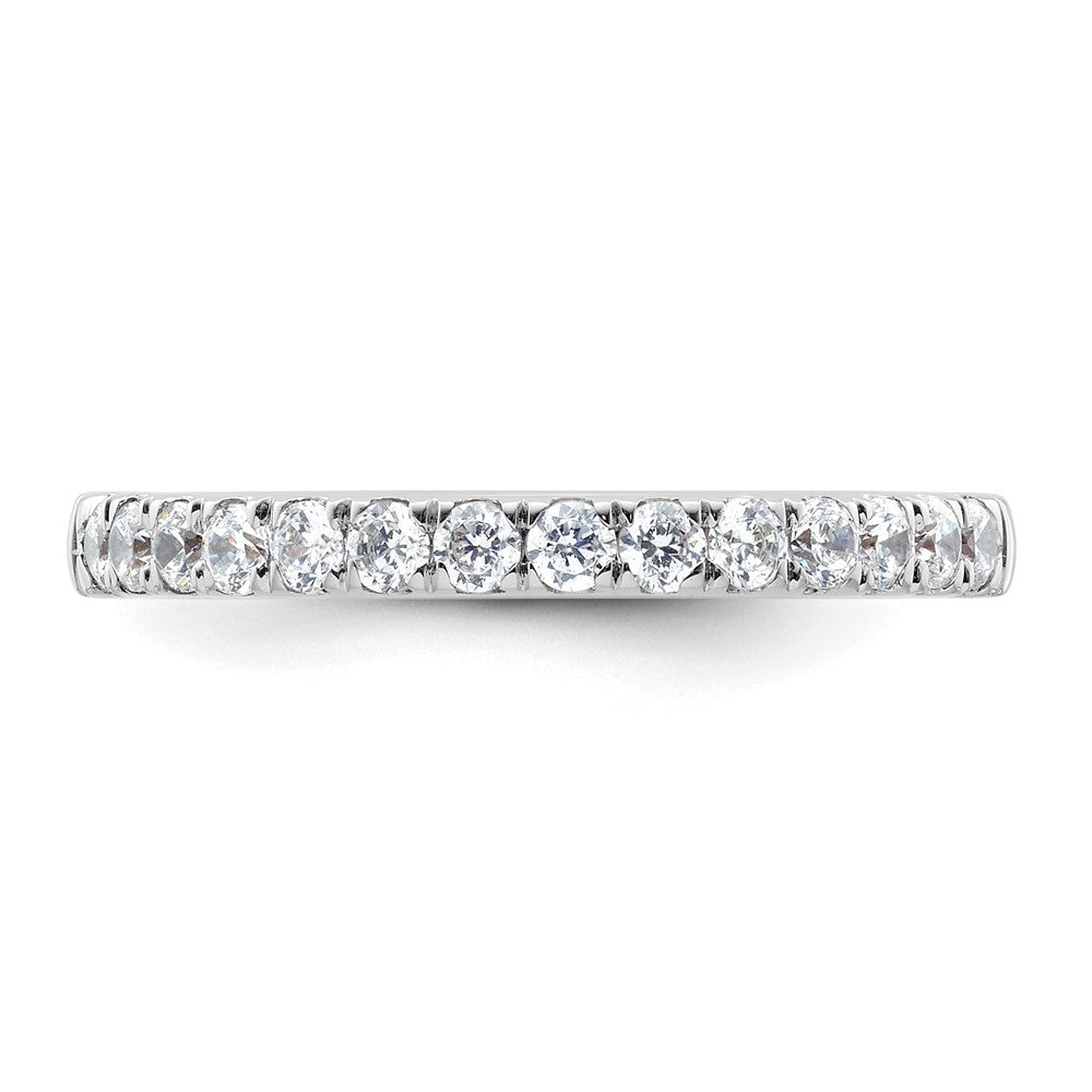 14k White Gold 1/2 carat Diamond Complete Wedding Band