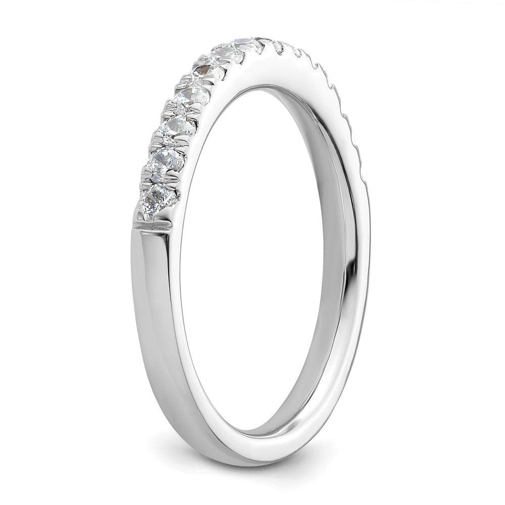 14k White Gold 1/2 carat Diamond Complete Wedding Band