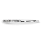 14K White Gold 1/6 carat Diamond Complete Wedding Band