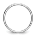 14k White Gold Diamond Wedding Band