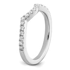 14k White Gold Diamond Wedding Band