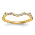 14k Yellow Gold Diamond Wedding Band