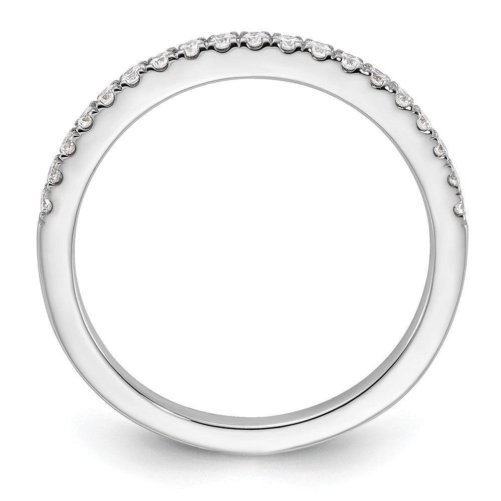 14K White Gold 1/4 carat Complete Diamond Wedding Band