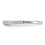 14K White Gold 1/4 carat Complete Diamond Wedding Band