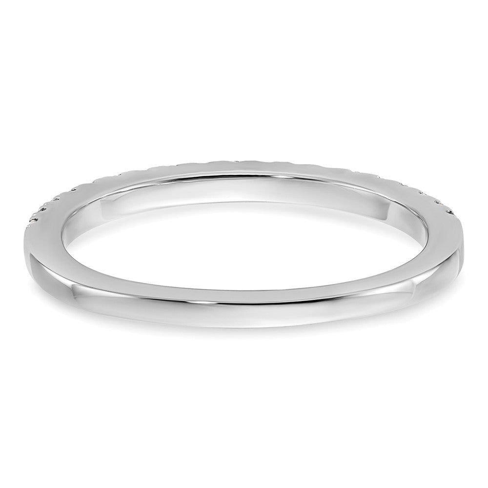 14K White Gold 1/4 carat Complete Diamond Wedding Band
