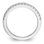 14K White Gold 1/3 carat Complete Diamond Wedding Band