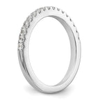 14K White Gold 1/3 carat Complete Diamond Wedding Band