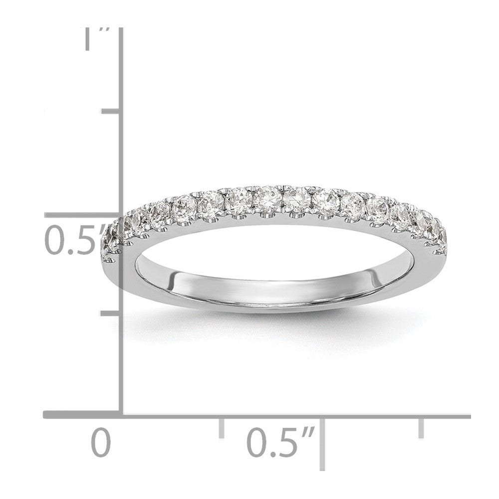 14K White Gold 1/3 carat Complete Diamond Wedding Band