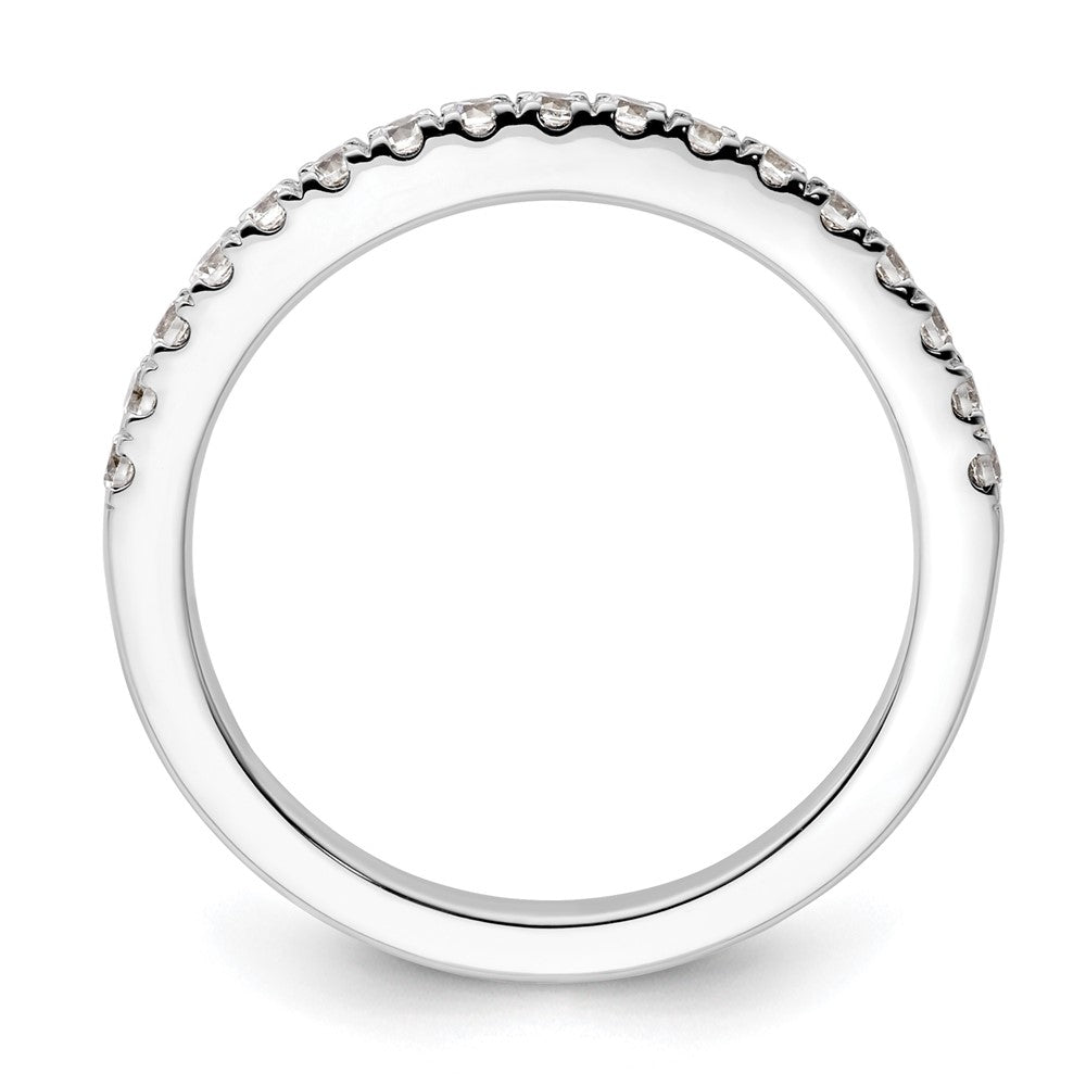 14K White Gold 3/8 carat Complete Diamond Wedding Band