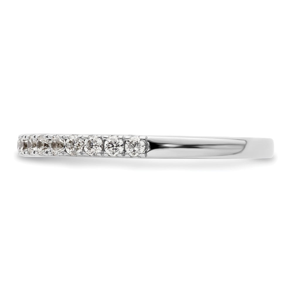 14K White Gold 3/8 carat Complete Diamond Wedding Band