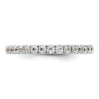 14K White Gold 1/2 carat Complete Diamond Wedding Band