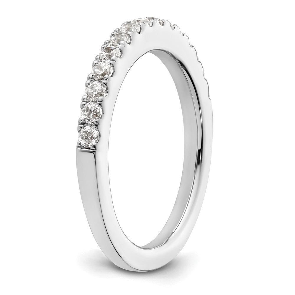 14K White Gold 1/2 carat Complete Diamond Wedding Band