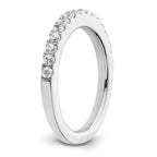 14K White Gold 1/2 carat Complete Diamond Wedding Band