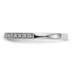 14k White Gold 1/4 carat Diamond Set of 2 Complete Wedding Bands