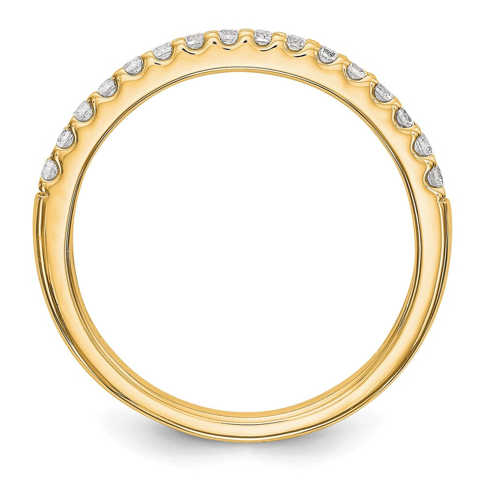14K Yellow Gold Diamond Wedding Band