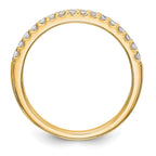 14K Yellow Gold Diamond Wedding Band
