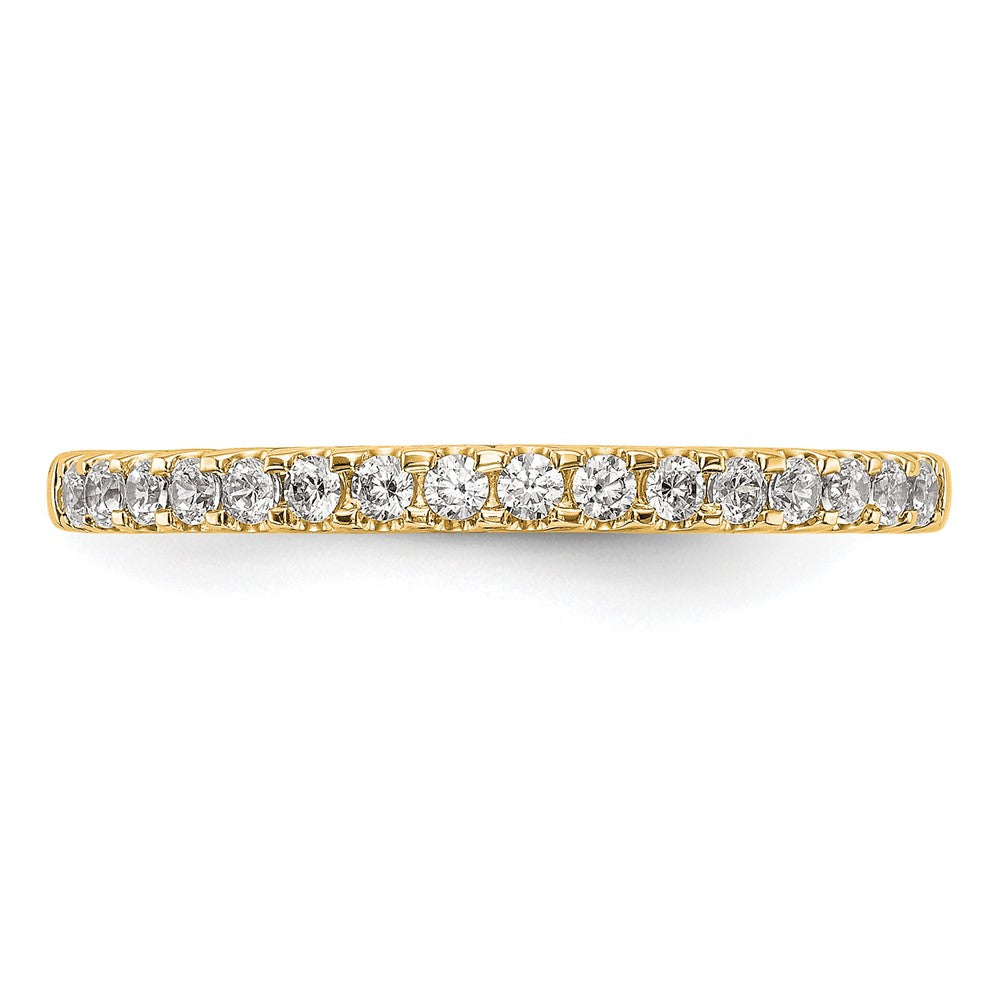 14K Yellow Gold Diamond Wedding Band