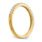 14K Yellow Gold Diamond Wedding Band
