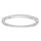 14K White Gold 1/6 carat Diamond Complete Wedding Band