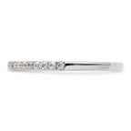14K White Gold 1/4 carat Complete Diamond Wedding Band