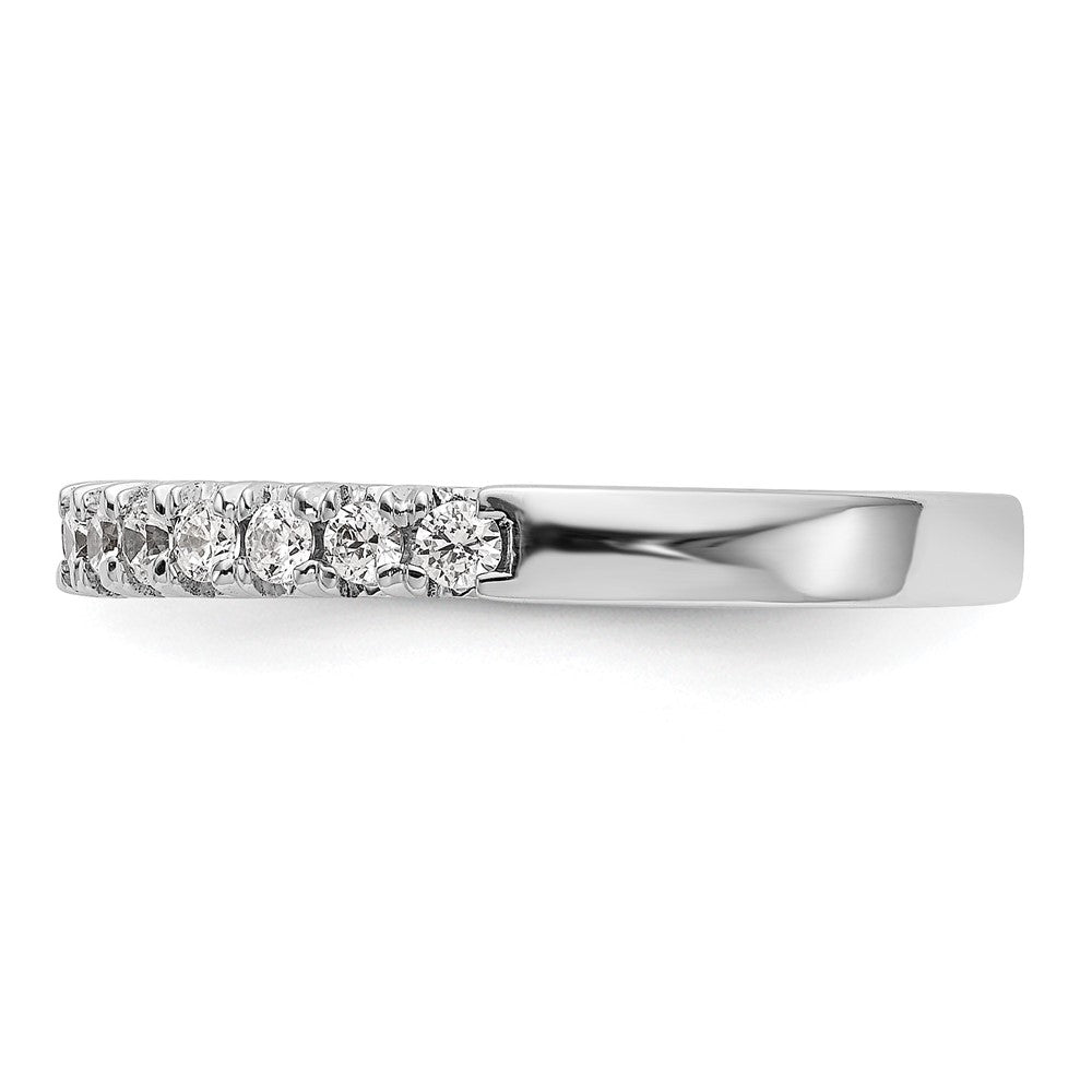 14K White Gold 3/8 carat Diamond Complete Wedding Band
