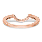 14K Rose Gold Diamond Wedding Band
