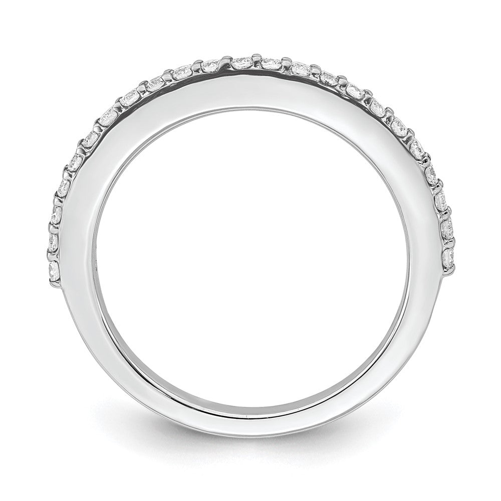 True Origin 14K White Gold 1/3 carat Lab Grown Diamond VS+ F+ Complete Wedding Band