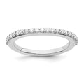 True Origin 14K White Gold 1/3 carat Lab Grown Diamond VS+ F+ Complete Wedding Band