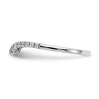 True Origin 14K White Gold 1/5 carat Lab Grown Diamond VS+ F+ Complete Wedding Band