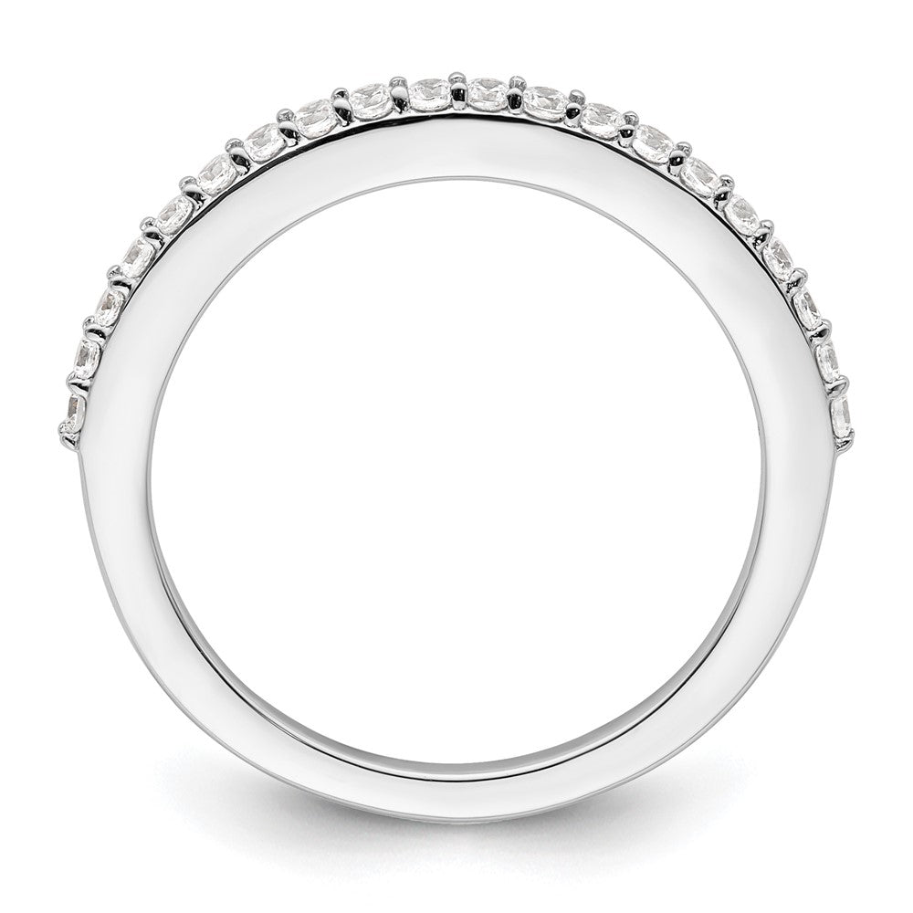 14K White Gold 1/3 carat Diamond Complete Wedding Band