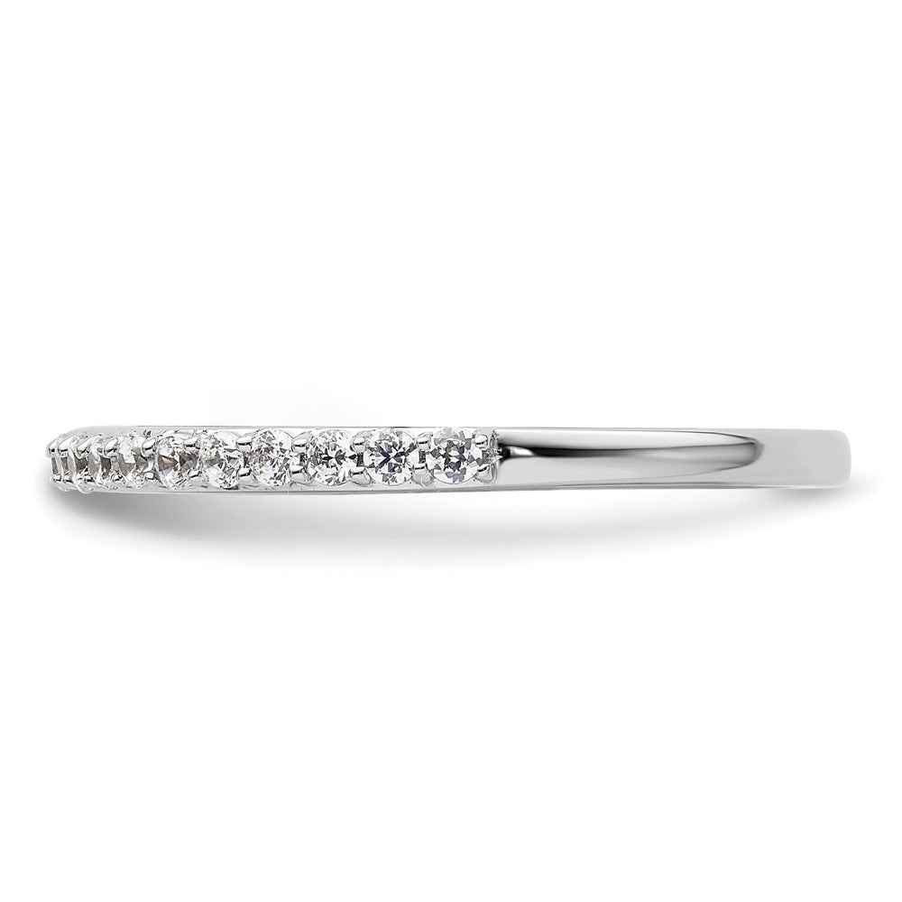14K White Gold 1/3 carat Diamond Complete Wedding Band