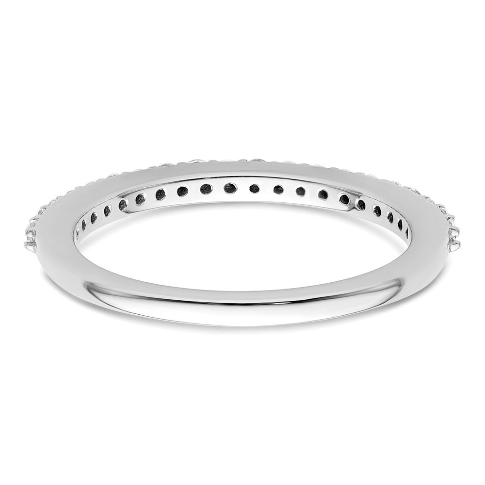 14K White Gold 1/3 carat Diamond Complete Wedding Band