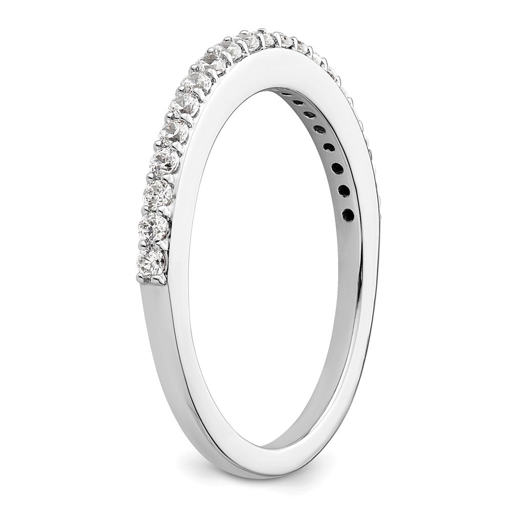 14K White Gold 1/3 carat Diamond Complete Wedding Band