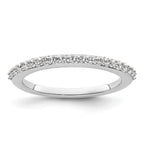 14K White Gold 1/3 carat Diamond Complete Wedding Band